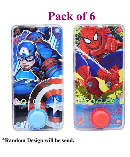 Asera Avenger Water Game Toy Pack Of 6 ( Color & Design May Vary )