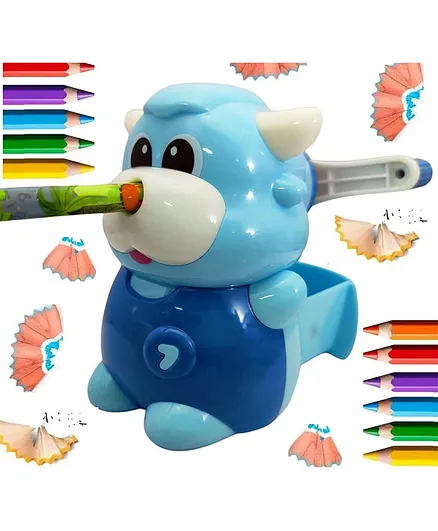 NEGOCIO Cow Shaped Sharpener Machine (Colour May Vary)