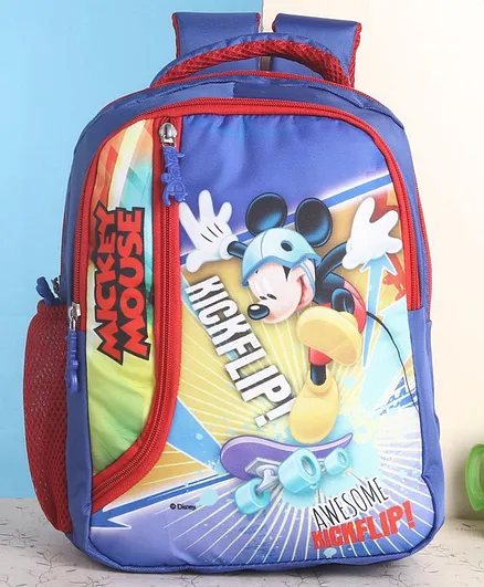 Disney Mickey Mouse And Friends Kids School Bag Blue - 14 Inch