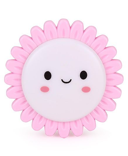Smiling Sun Shaped Night Lamp - Pink