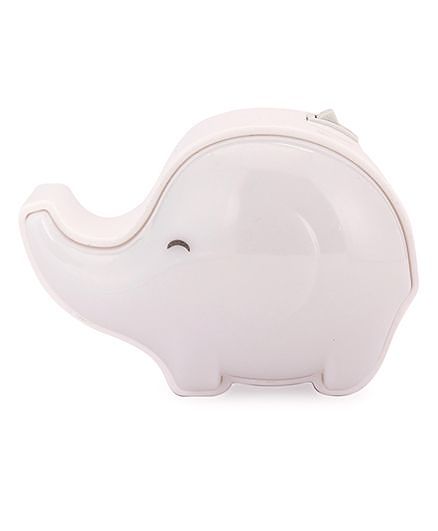 Elephant Shaped Night Lamp - White