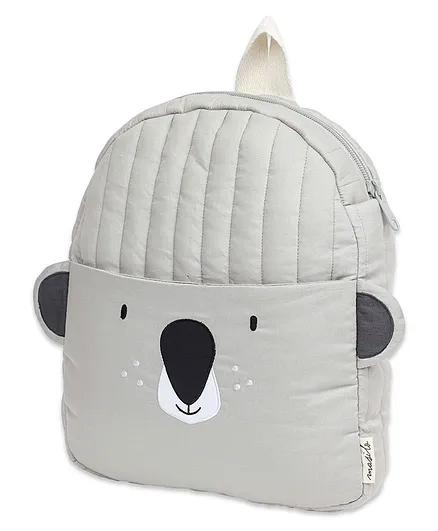 Masilo Kids Organic Cotton Backpack Koala Grey - 13 Inches