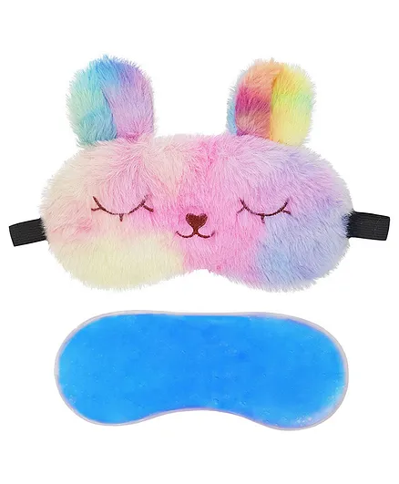 Jenna Fur Bunny Multi Cute Sleeping Eye Mask With cooling Gel