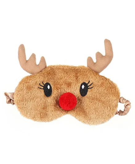 Jenna Fur RedDeer Cute Sleeping Eye Mask