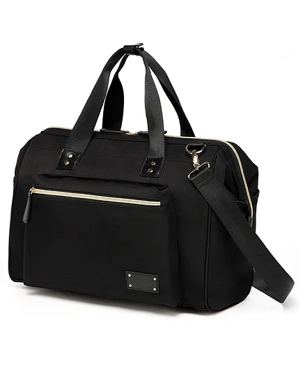 Colorland Zera Mom Dad Diaper Bag - Black