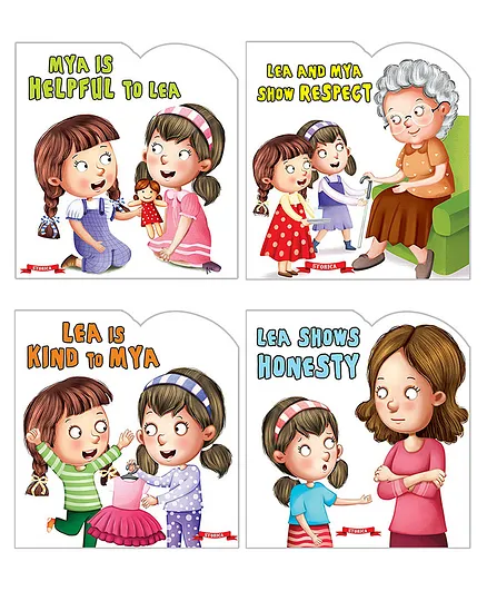 First Moral Stories Set of 4 Board Books - English