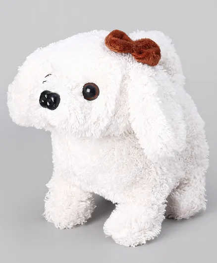 Aarohi Toys Musical Poochie Pet - Cream