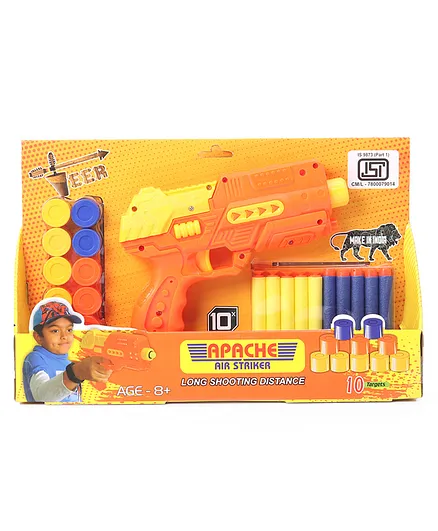 Anmol Apache Air Striker Soft Bullet Gun - Orange