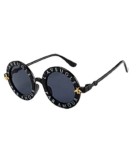 SYGA Paramour Style Kids Goggles Stylish Eyewears - Black & Black