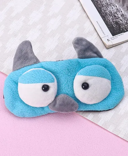 Kids Cartoon Designed Eye Mask Sky Blue