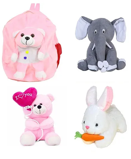 Deals India Toddler Backpack Pack of 4 - Height 38 Cm