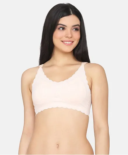 MAMMA PRESTO Full Coverage Seamless Micro Fabric Lightly Padded Maternity Bra - Beige