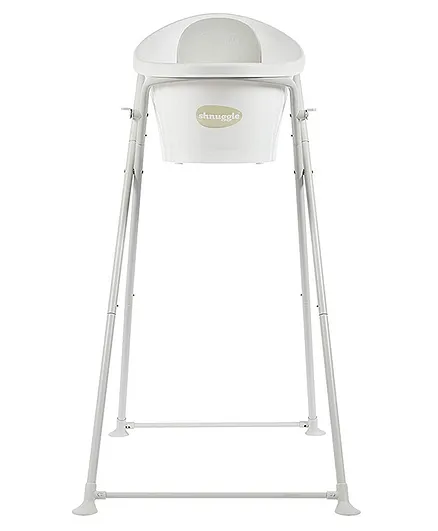 Shnuggle Folding Bath Stand For Bathtube - White