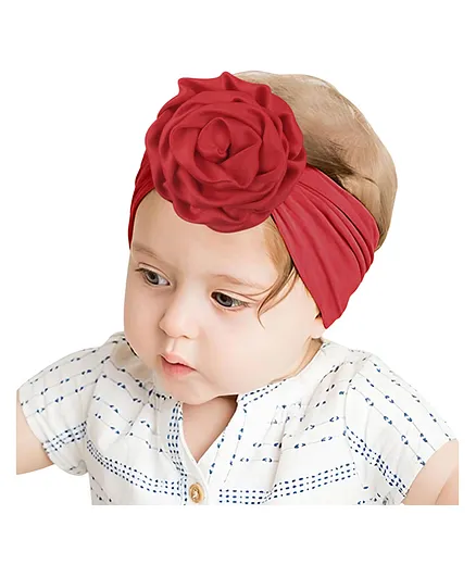 SYGA Baby Girls Soft Nylon Headbands Hair Accessories - Red