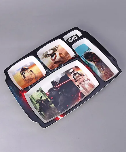 Star Wars 5 Partition Plate - Multicolor