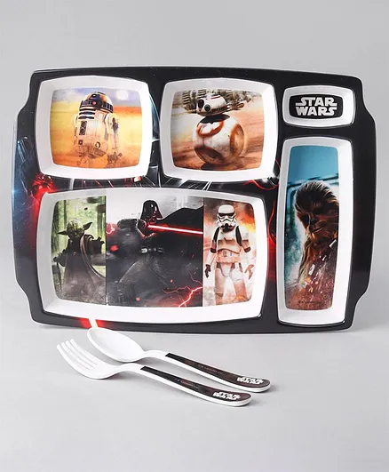 Star Wars 5 Partition Plate - Multicolour