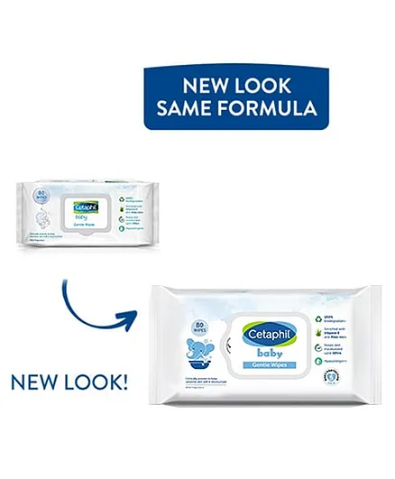 Cetaphil Baby Gentle Wipes - 80 Pieces