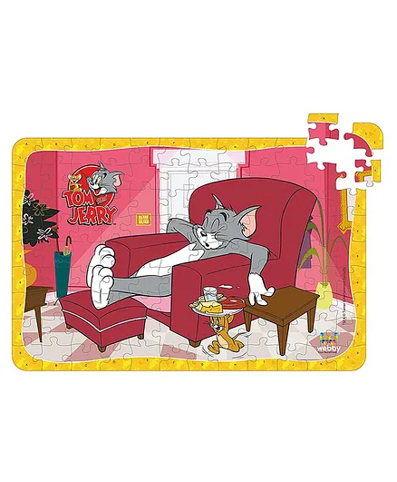 Webby Tom and Jerry Sleeping Beauty Jigsaw Puzzle Multicolour - 108 Pieces