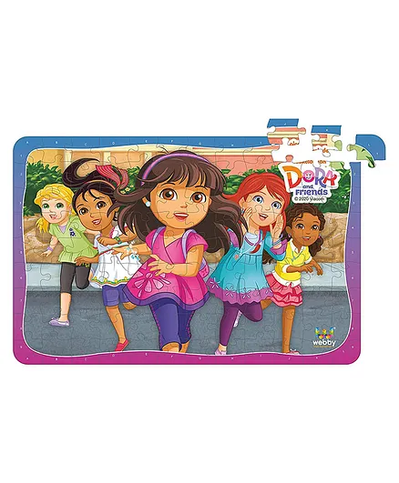 Webby Dora & Friends Emma & Alana Jigsaw Puzzle For Kids- 108 Pieces