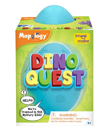 Mapology Dino Quest - Stegosaurus, Triceratops, Pachycephalosaurus