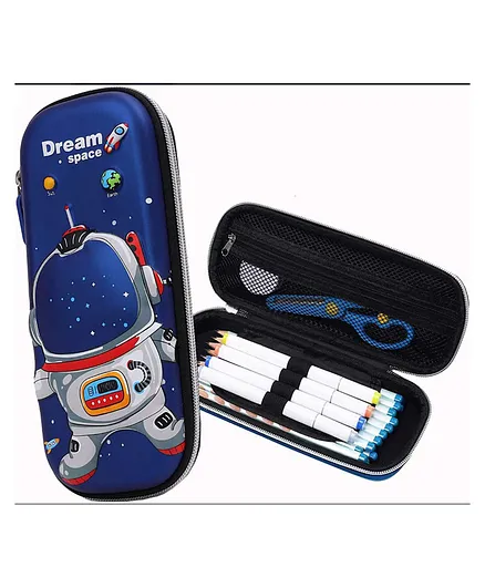 SANISHTH 3D Eva Pencil Pouch (Color may Vary)