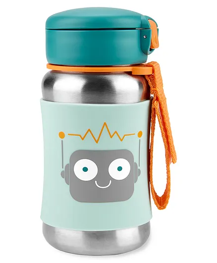 Skip Hop Spark Style Robot Stainless Steel Bottle