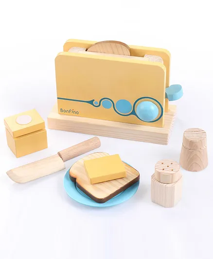 Bonfino Bread Toaster Playset Multicolour - 10 Pieces