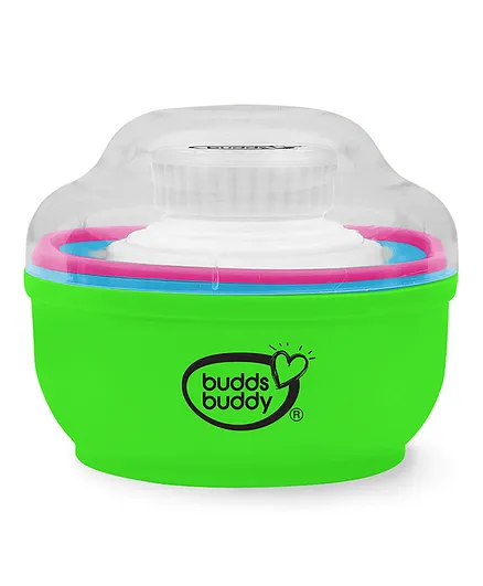 Buddsbuddy Lobo Powder Puff With Storage Case - Green