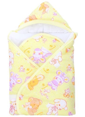Tinycare Hooded Baby Blanket - Yellow