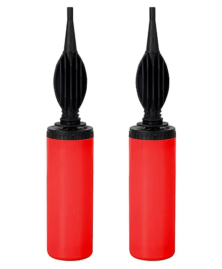 Shopperskart Dual Action Hand Air Pump For Inflatables Balloons Pack Of 2 - Red