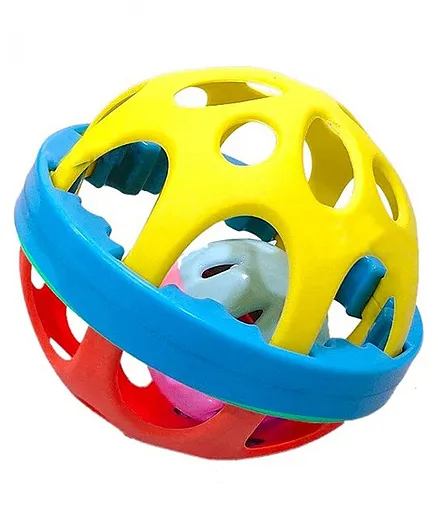SANISHTH Ball Rattle for Babies Rattles for Kids Rattle Toys for Infants New Born Toys for Toddlers Little New Born Baby Toy Kids - Mutlicolour