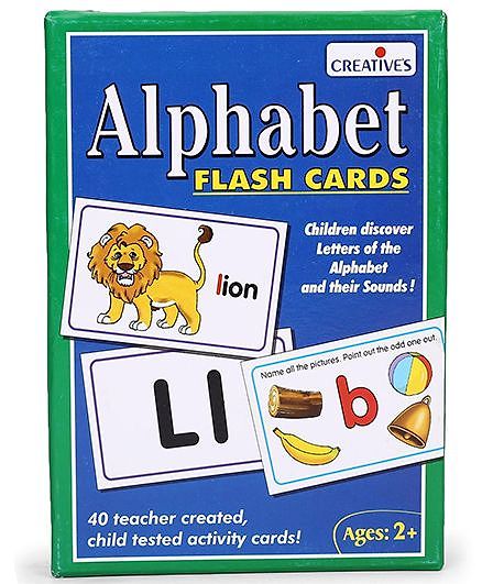 Creative Alphabet Flash Cards - 40 Cards