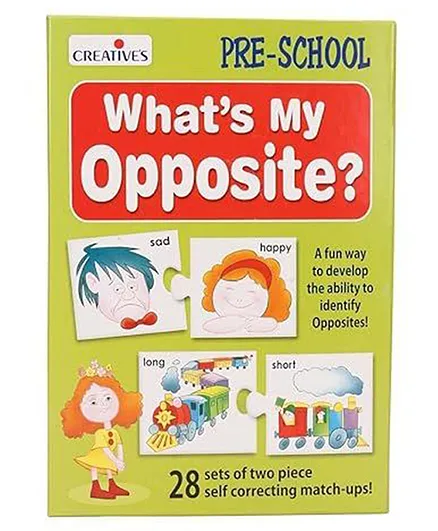 Creative's Pre School What's My Opposite Puzzle - 28 Pieces