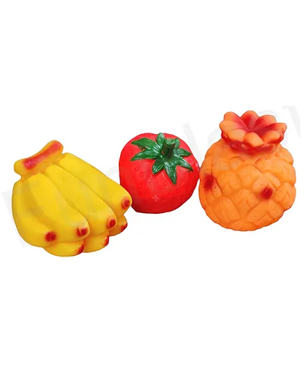 FunBlast Fruit Bath Toys for Baby Pack of 3 - Multicolour