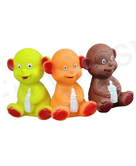 FunBlast Bear Bath Toys for Baby Multicolor - 3 Pieces