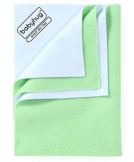 Babyhug Smart Dry Bed Protector Sheet Small - Pista Green