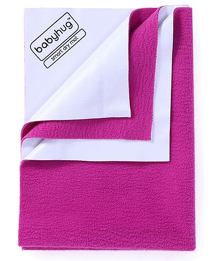 Babyhug Smart Dry Bed Protector Sheet Medium - Orchid