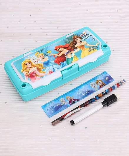 Disney Princess Pencil Box with Stationery - Green