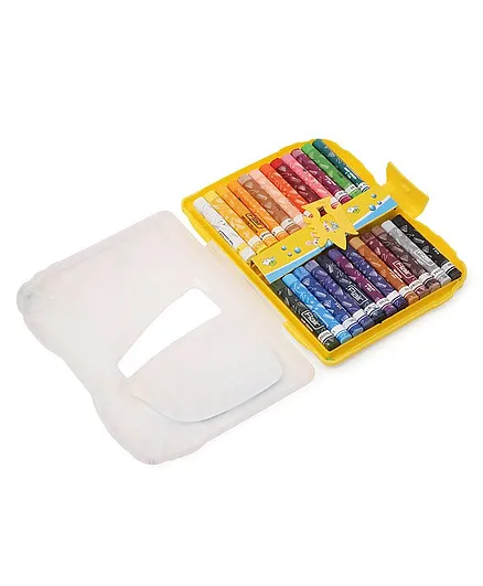 Flair Triangle Oil Pastels 24 Pieces - Multicolour