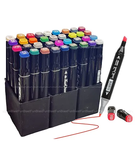 FunBlast Colored Double Tip Markers Multicolor - 36 Markers