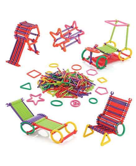 Aditi Toys Stick Puzzle Set Mutlicolour - 200 Pieces