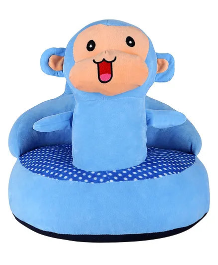 KIDS WONDERS Monkey Theme Sofa Chair- Blue