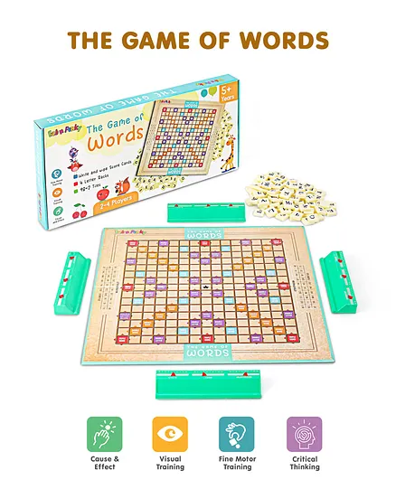 The Game of Words Board Game - Multicolor The Game of Words Board Game - Multicolor