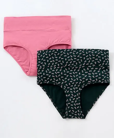 Bella Mama Maternity Panties Floral Print Pack of 2 (Color May Vary)