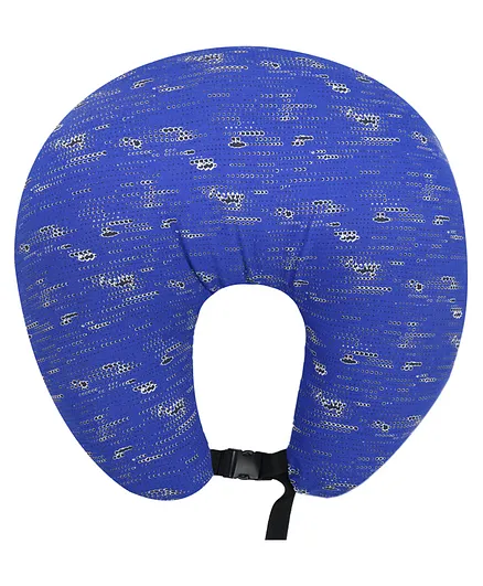Dormyo Multifunction Cradle Breast Feeding Pillow With Belt Blue Print