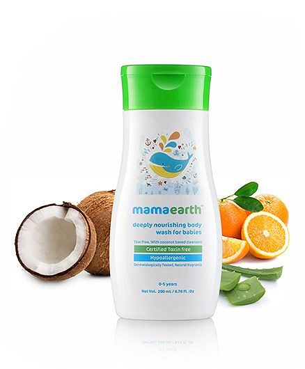 mamaearth Deeply Nourishing Wash For Babies - 200 ml