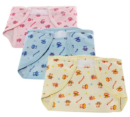 Tinycare Waterproof Nappy Extra Large - Set Of 3 (Color May Vary)