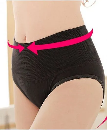 Aaram Butt Lift High Cut Slim Panties - Black