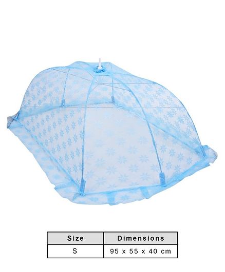 Babyhug Portable Baby Mosquito Net Small - Blue
