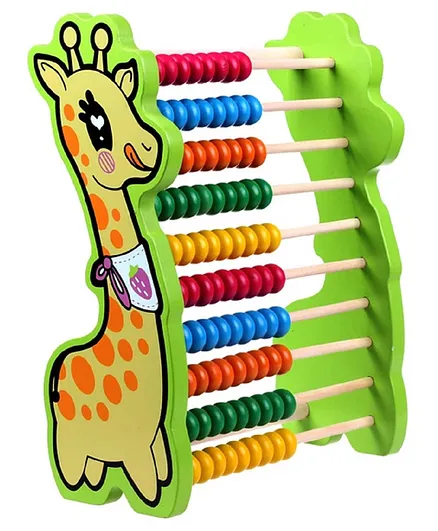 FunBlast Wooden Educational Learning Abacus Toy Multicolor